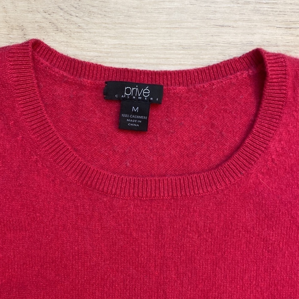 Privé 100% Cashmere Twist Kint Sweater - Picture 9 of 11